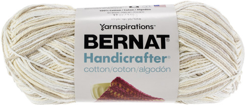 Bernat Handicrafter Cotton Yarn 340g - Ombres-Queen Anne's Lace