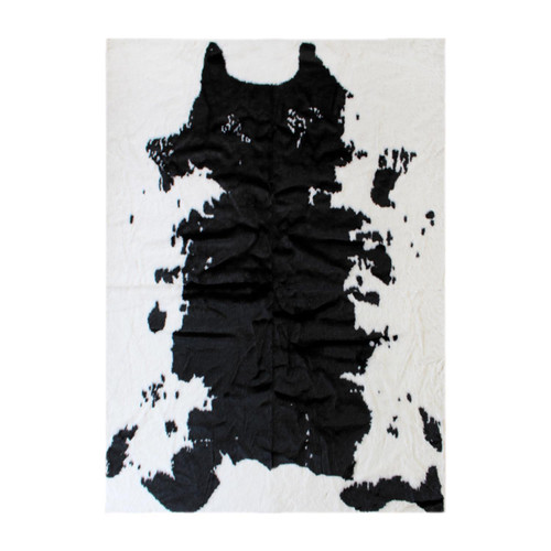 Flash Furniture Black Faux Cowhide Print 3' x 5' Area Rug YTG-RGC31523-35-BK-GG