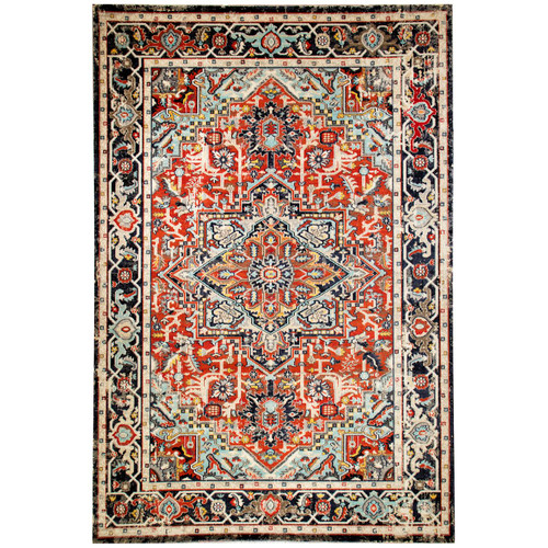 Transocean Fresco Heriz 4'10" x 7'6" Rug With Red Finish FSC58613224