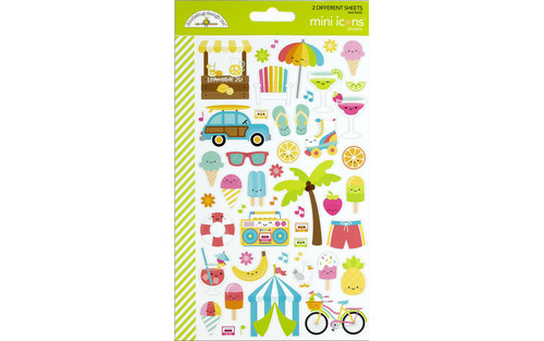 Doodlebug Sweet Summer Sticker Mini Icon
