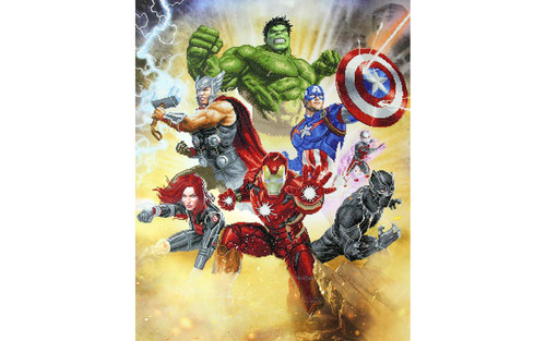 Camelot Dotz Diamond Painting Kit Avengers Assembl