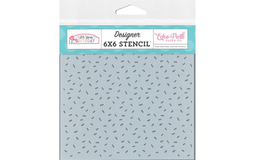 Echo Park Its Your Bday Girl Stencil Sprinkles