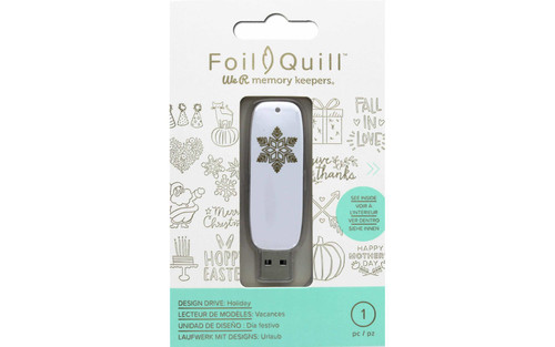 We R Memory Foil Quill USB Drive Holiday