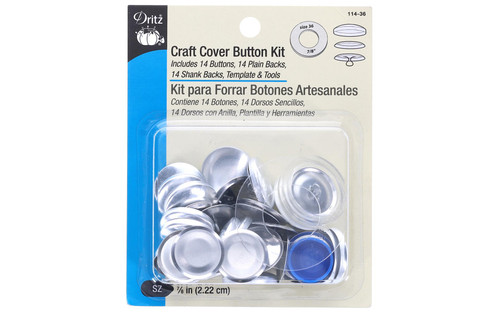 Dritz Cover Button Kit Craft 7/8"