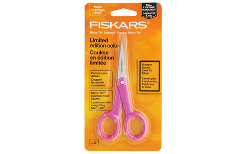 Fiskars Scissors 5" Micro Tip Fashion Tide