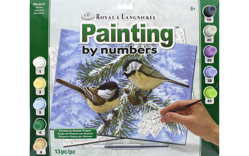Royal Paint By Number Adult Lg Pine Birds