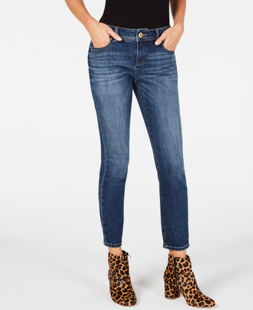 INC International Concepts Women's Skinny Jeans Blue Size 4 Petite