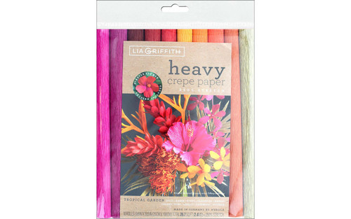 Werola LGriffith Crepe Paper Heavy 10pc Tropical
