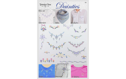 Yesterday's Charm Dainties Iron On Ptrn