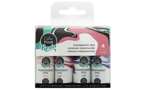 AMC Color Pour Resin Dye Transparent Mix Berry 4pc