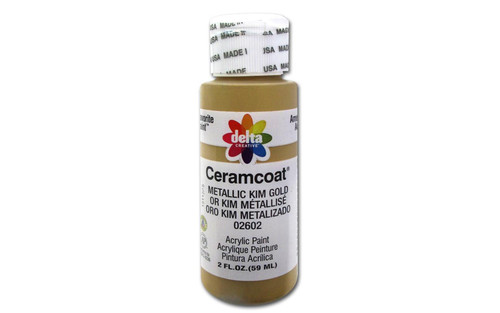 Delta Ceramcoat Acrylic 2oz Metallic KimGold