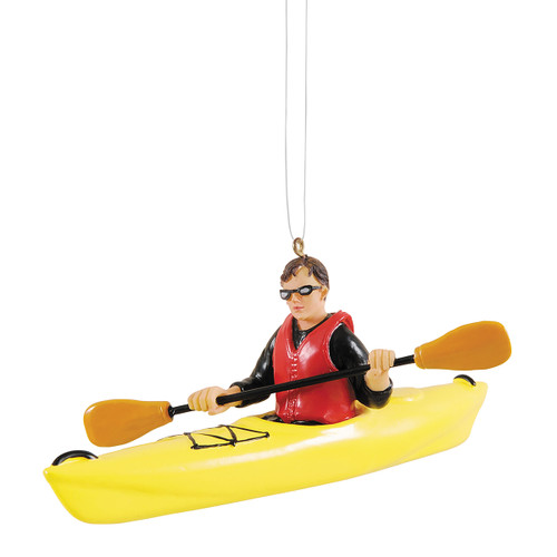 Kayaking Christmas Xmas Ornament