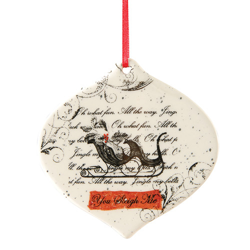 You Sleigh Me Christmas Xmas Ornament