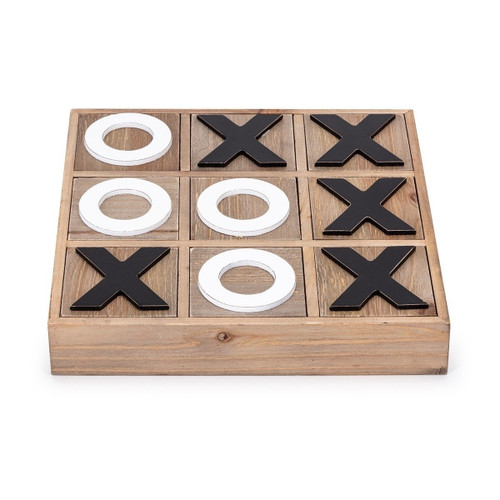 12" Trisha Brown Yearwood Coffee Talk Tic-Tac-Toe Board with Storage