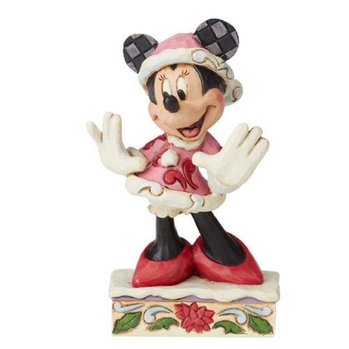 Jim Shore Disney Traditions Minnie Christmas Personality Figurine 6002843 New