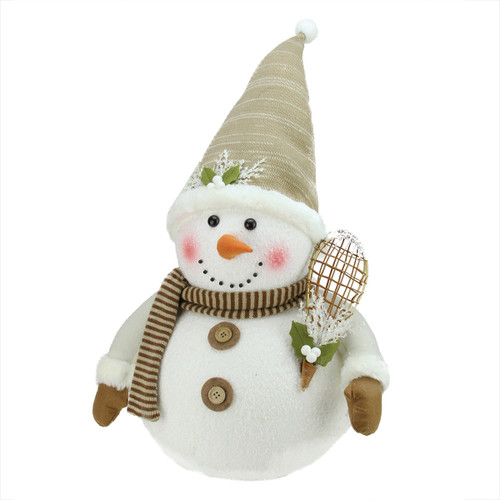 20" Snowman with Snowshoes Christmas Tabletop Decoration