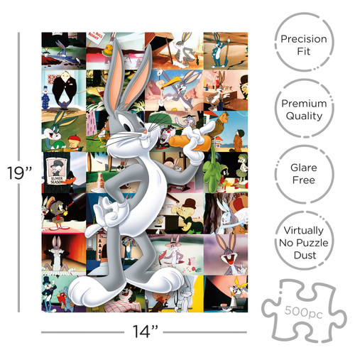 62284 Looney Tunes Bugs Bunny 500 Piece Jigsaw Puzzle