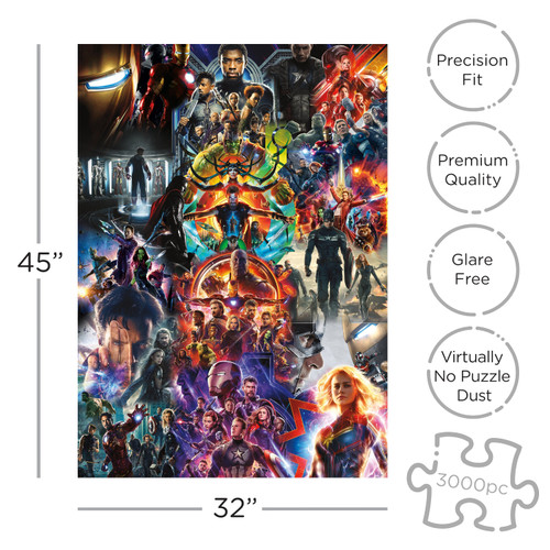 68517 Marvel MCU Collage 3,000 Piece Jigsaw Puzzle