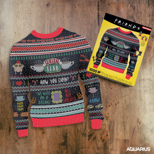 Puzzle 1000 Pezzi Forma Maglione Di Natale – The Office Ugly Sweater – Aquarius