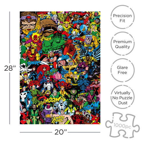 AQUARIUS Marvel Cast Puzzle (1000 Piece Jigsaw Puzzle)