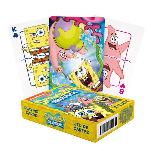 AQUARIUS SpongeBob SquarePants Cast Playing Cards