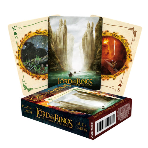 AQUARIUS Lord of the Rings The Fellowship Of The Ring Playing Cards