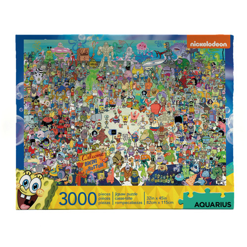 AQUARIUS SpongeBob SquarePants 3000 Piece Jigsaw Puzzle