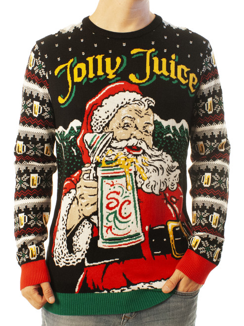 Ugly Christmas Party Unisex Ugly Christmas Sweater Jolly Juice