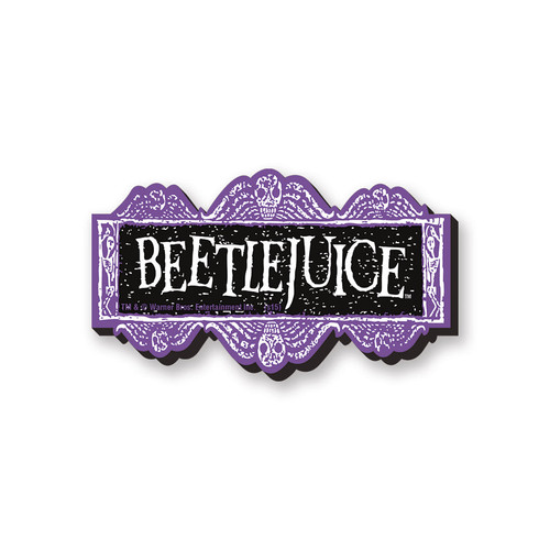 AQUARIUS Beetlejuice Logo Funky Chunky Magnet