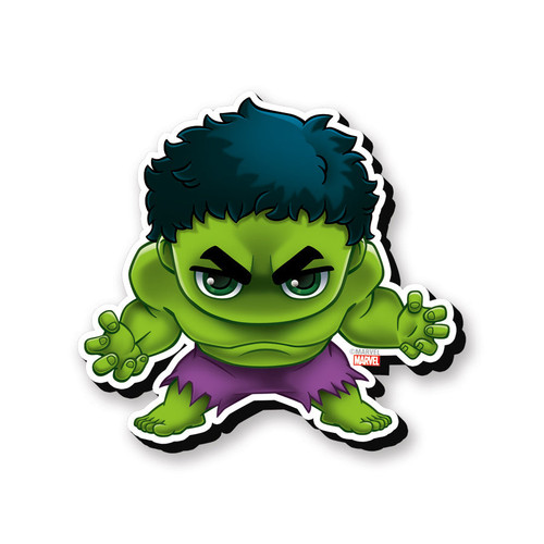AQUARIUS Marvel Avengers Hulk Chibi Funky Chunky Magnet
