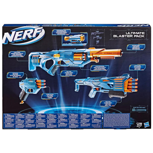 Nerf Elite Ultimate Blaster 3 Pack with 50 Darts