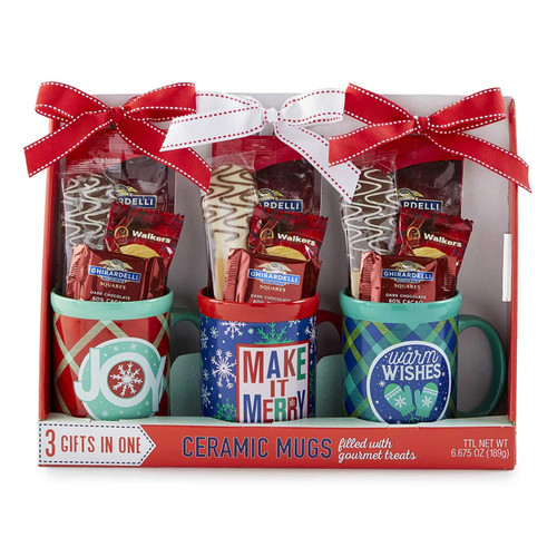 Winter Warm Up 3-Mug Breakapart Gift