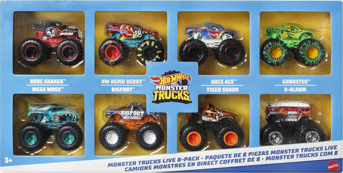Hot Wheels Monster Trucks Live (8 Pack)