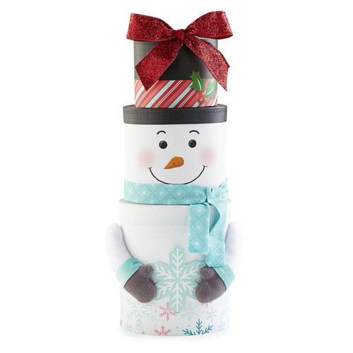 Holiday Cheer Treat Tower, Snowman