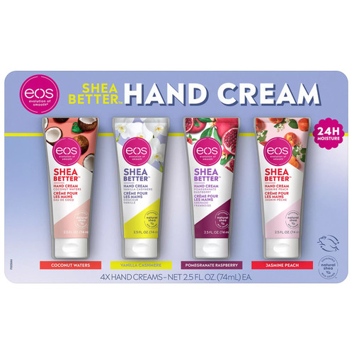 eos Moisturizing Hand Cream, Holiday Collection, 2.5 Fluid Ounce (Pack of 4)