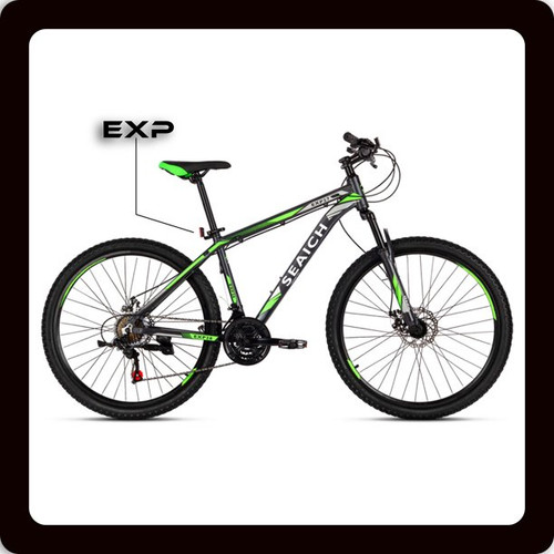 Aspen bike black and green hotsell