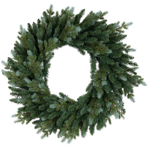 Real Touch™? Blue Spruce Artificial Christmas Wreath - 24" - Unlit