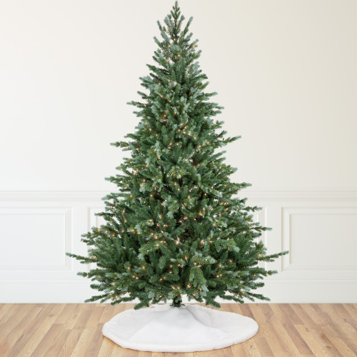 Real Touch™? Pre-Lit Medium Blue Spruce Artificial Christmas Tree - 9' - Clear Lights