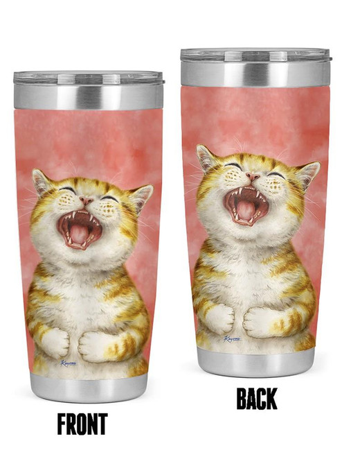Laughing Cat Tumbler -Kayomi Harai Designs