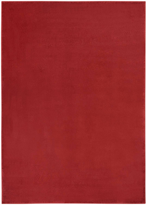 Nourison Essentials Brick Red 5' x 7' Area Rug 099446823342