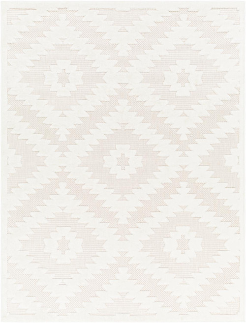 Surya Modern San Diego Polypropylene 5'3" x 7' Area Rugs In Ivory SFG2321-537