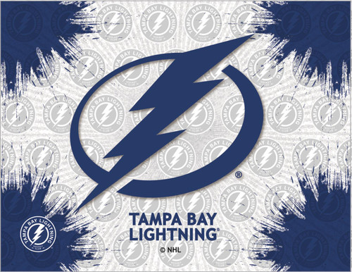 Holland Bar Stool Tampa Bay Lightning 15" x 20" Canvas Wall Art LCnvs1520TBLght