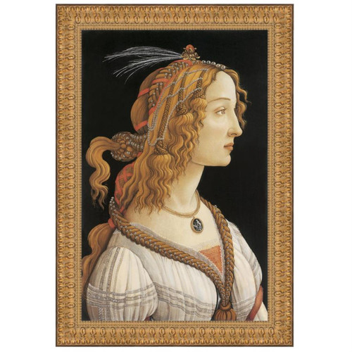Design Toscano 33.5" x 48.5" Young Woman Mythological Guise Canvas Art DA2844