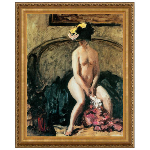 Design Toscano 37.5" x 46" The Black Hat 1900 Canvas Art DA2374