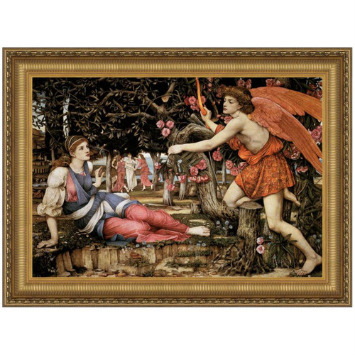 Design Toscano 39" x 28.5" Love And The Maiden 1877 Canvas Art DA2663