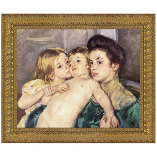 Design Toscano 28.5" x 24" Mother Sara And The Baby 1901 Canvas Art DA1742