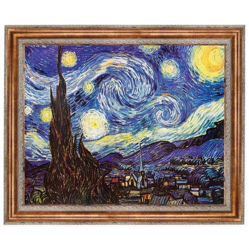 Design Toscano 37" x 30.5" Starry Night Canvas Art DA1415