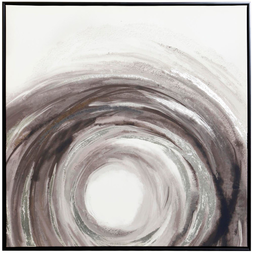 Stylecraft Cyclonehand Embellished Contemporary Framed Canvas Art WI33978DS