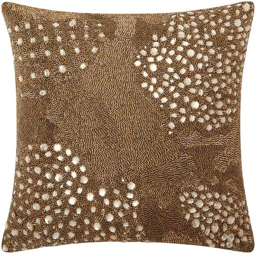 Nourison Luminecence Square Amber Accent Pillow 798019027322