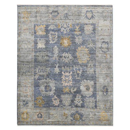 Amer Rugs Jwell Avien 9' x 12' Area Rug With Water Blue Finish JWL40912
